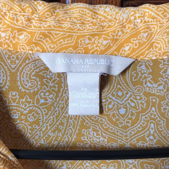 Banana Republic Half-Button Down Shirt - Picture 2 of 3